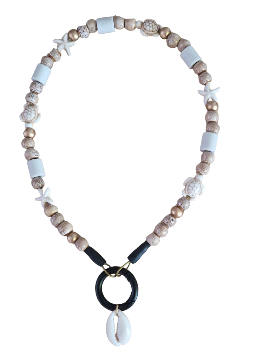 Boho Turtle Beachtekenketting