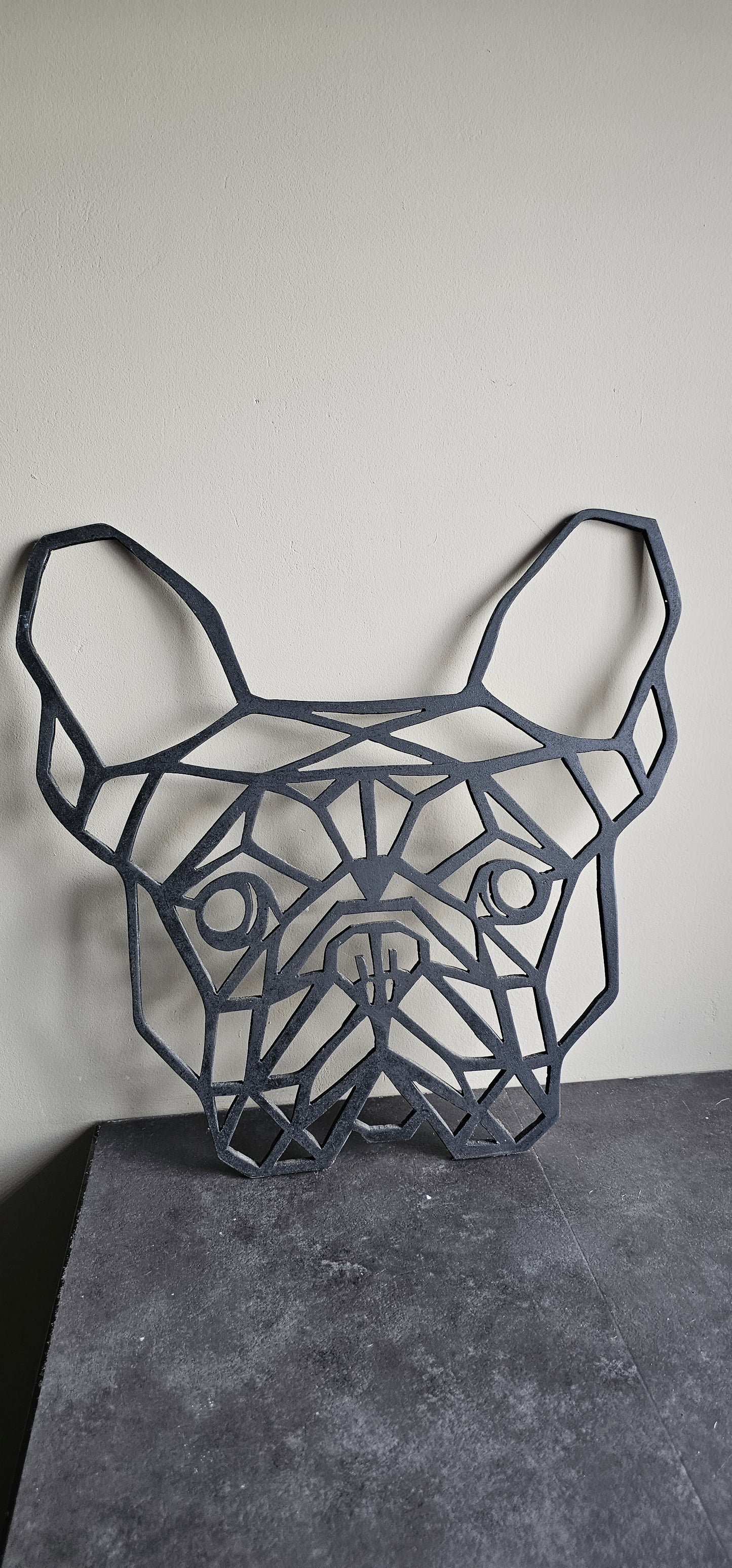Geometrische Bull van hout
