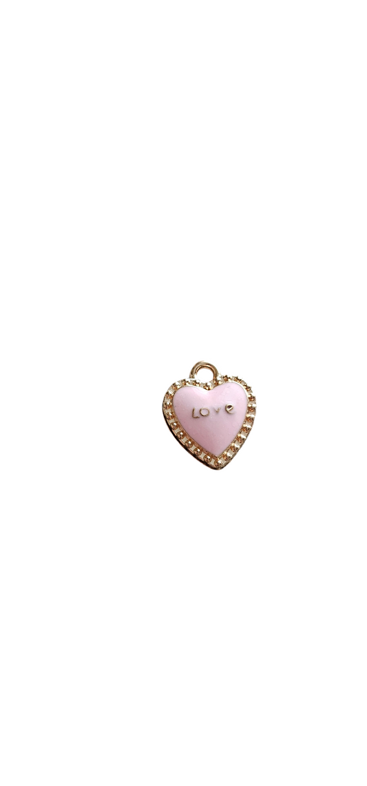 DogCharm roze love hartje