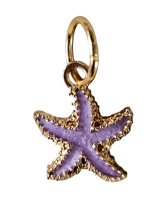 Purple zeester charm