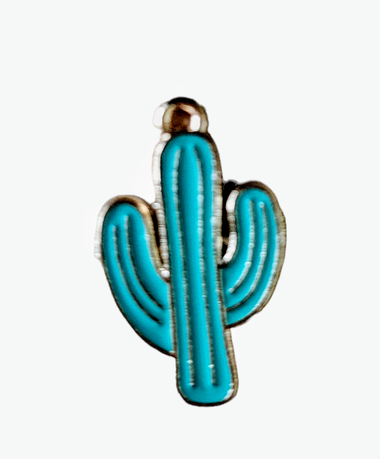 Charm cactus blauw/groen