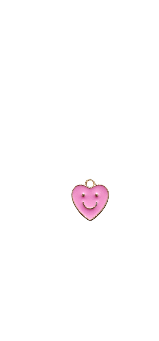 DogCharm roze hart smiley